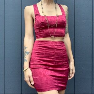 SOLD!!Free People skirt and crop top set Sz S NWT